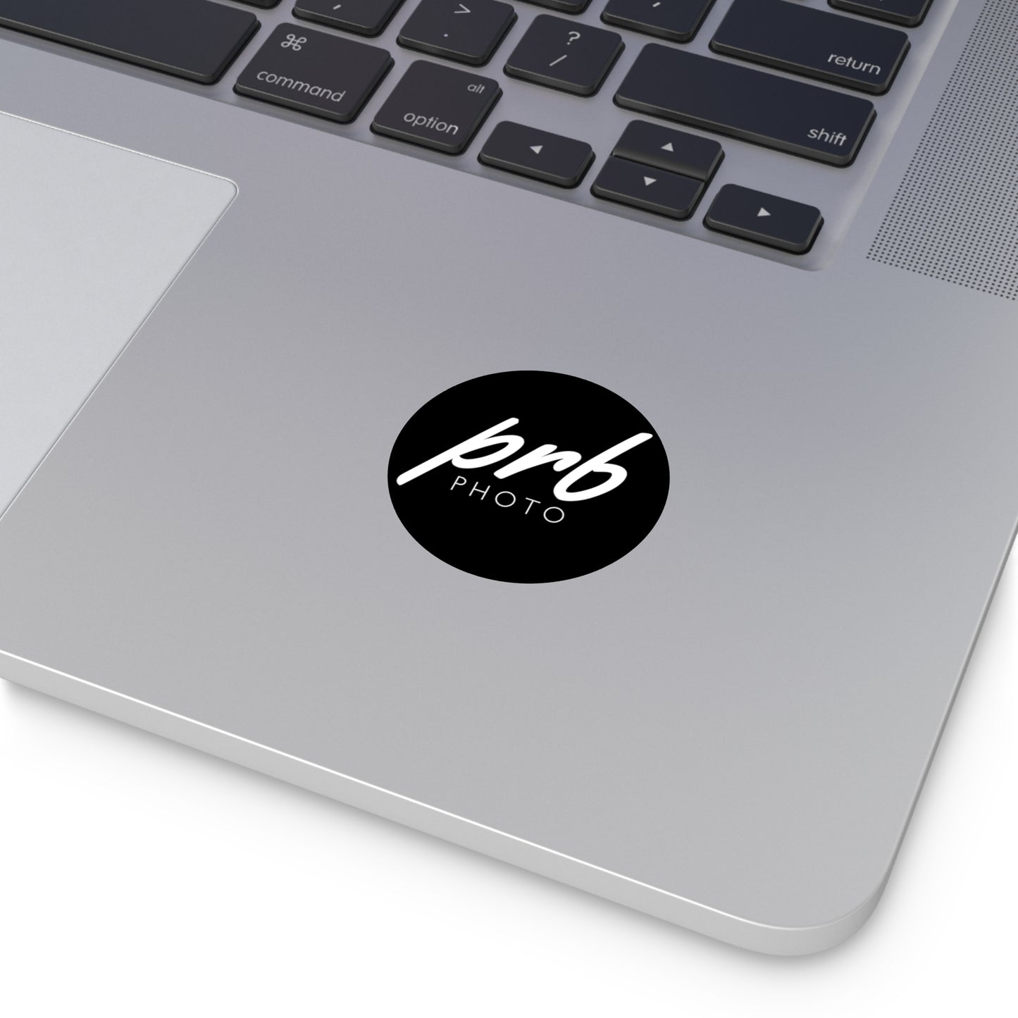 PRBPHOTO - ROUND BLACK STICKER