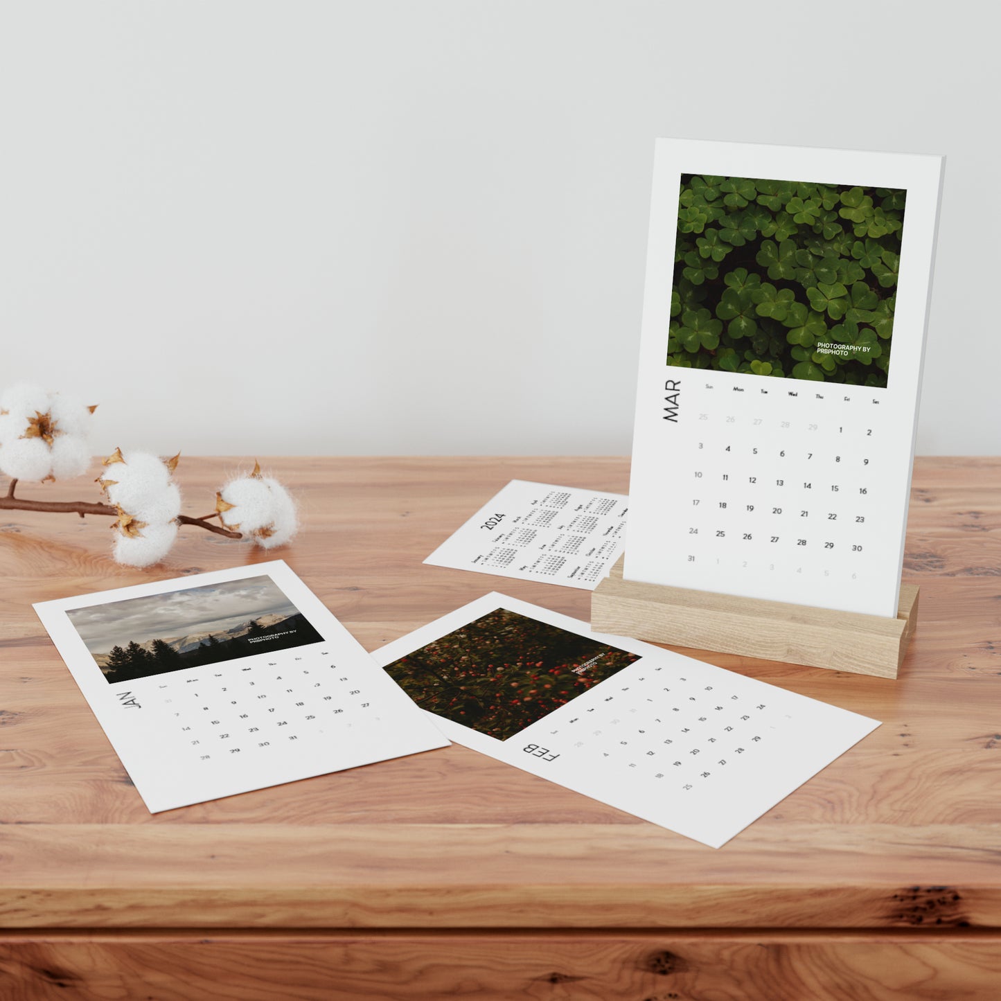 PRBPHOTO - 2024 VERTICAL DESK CALENDER