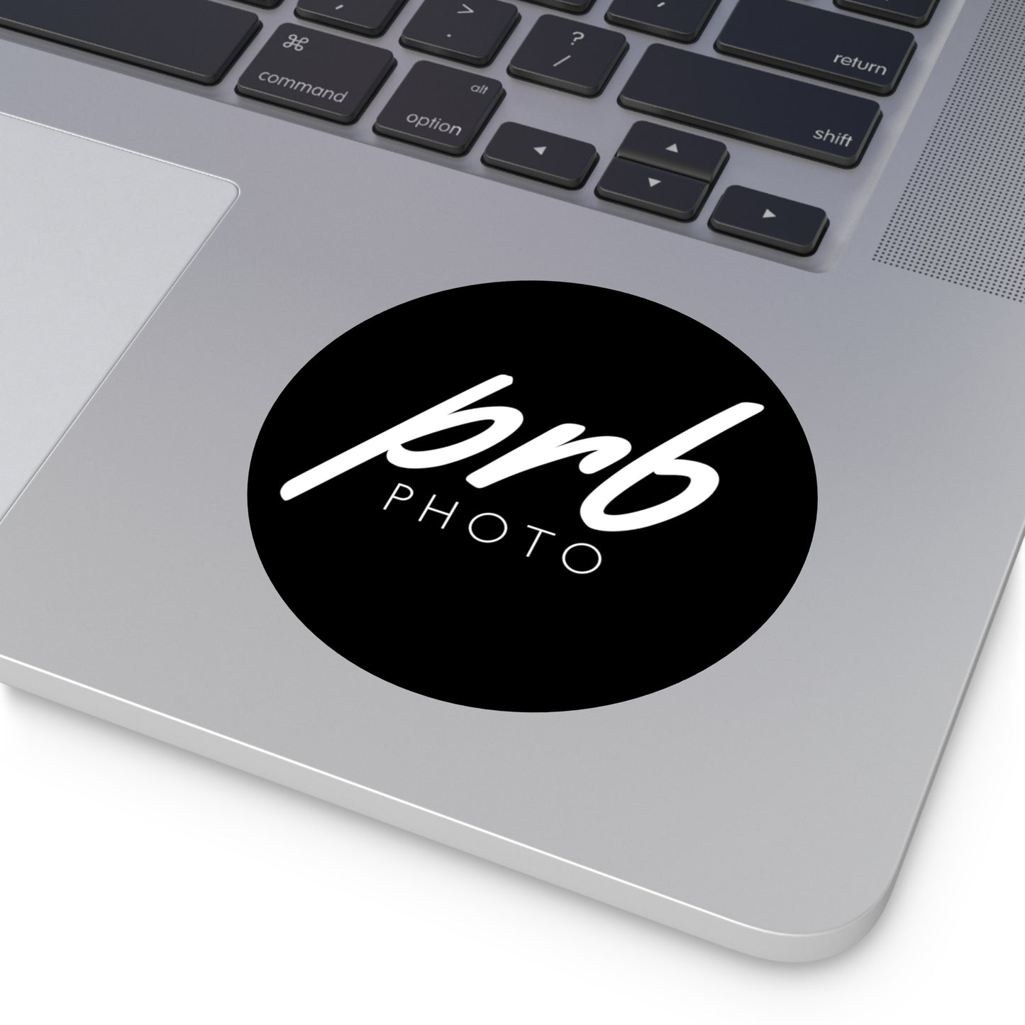 PRBPHOTO - ROUND BLACK STICKER