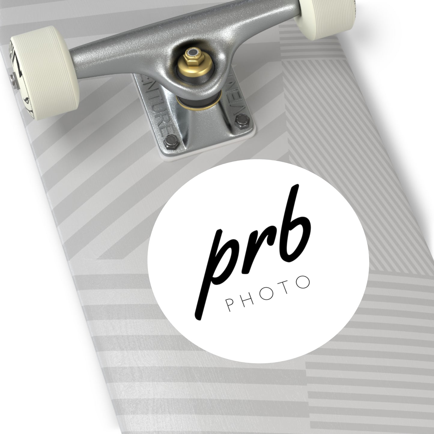 PRBPHOTO - ROUND BLACK STICKER